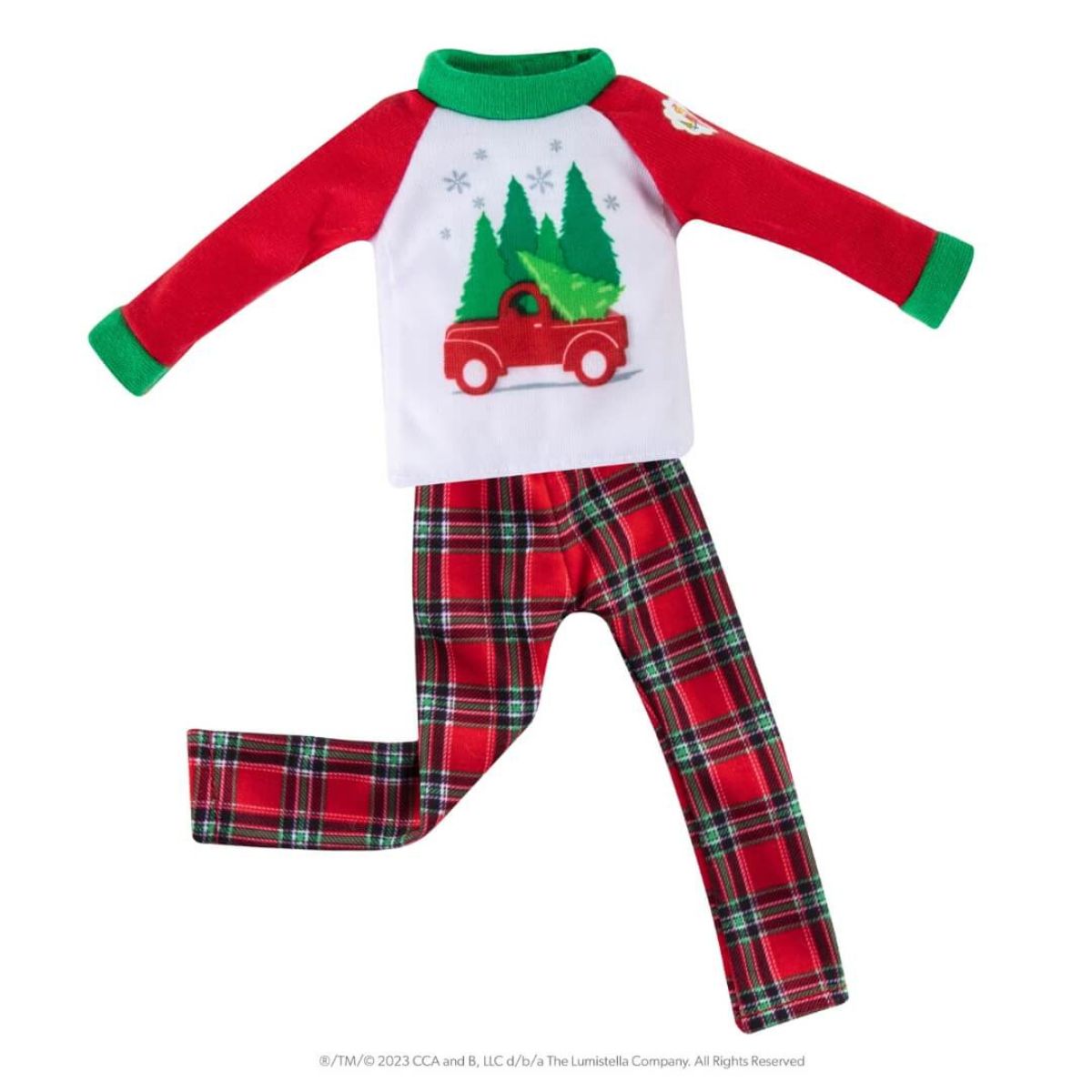 The Elf on the Shelf Claus Couture Collection Tree Farm PJs