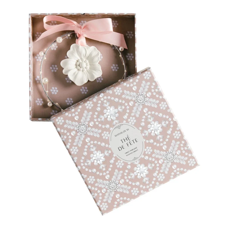 Pearly Party scented wreath - Thé de Fête