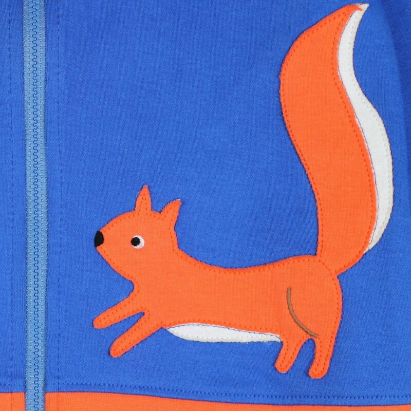 Organic Squirrel Applique Hoodie - Image 3