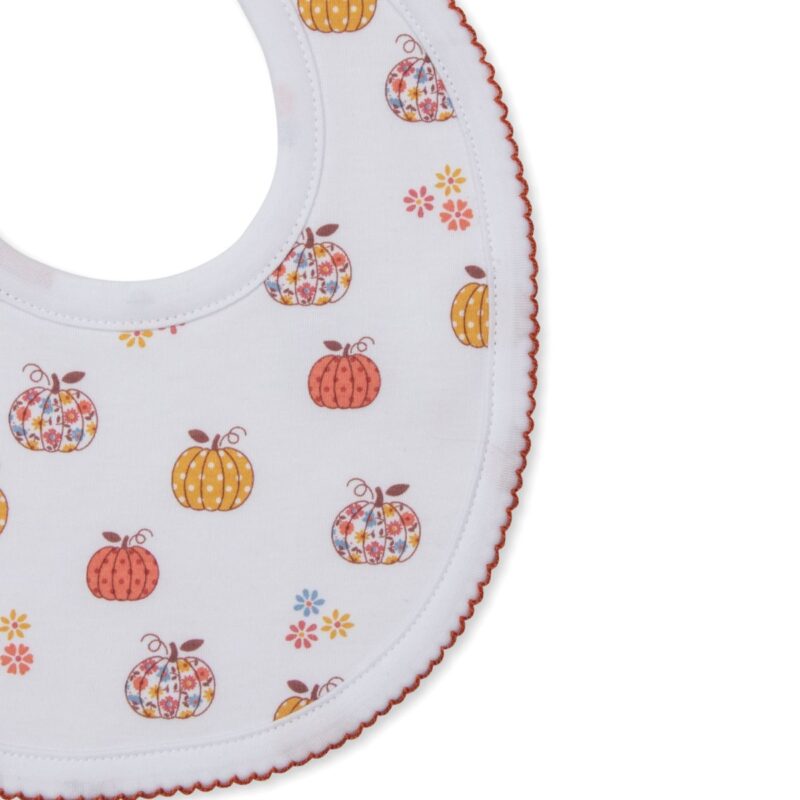 Patchwork Pumpkin Bib - Image 2
