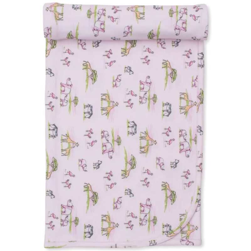Pink Jungle Safari Blanket - Image 2