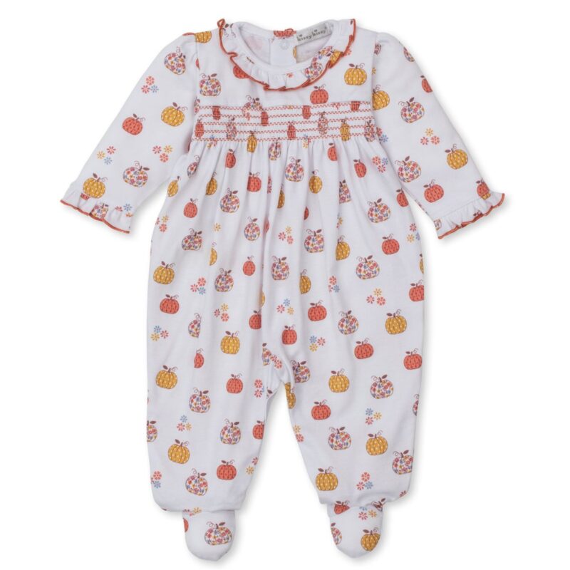 Patchwork Pumpkin Footie