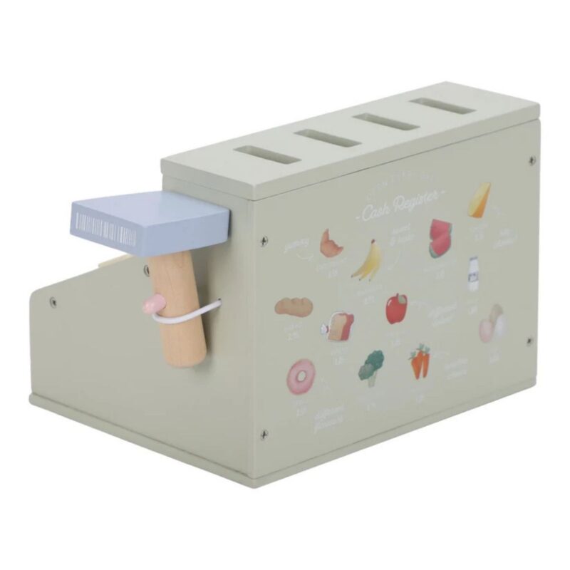 Wooden Cash Register With Scanner And Card Reader - Image 3