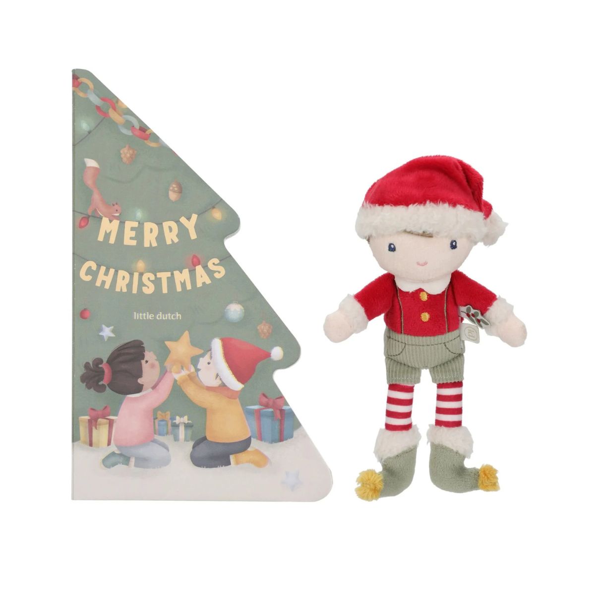 Christmas book with small Jim