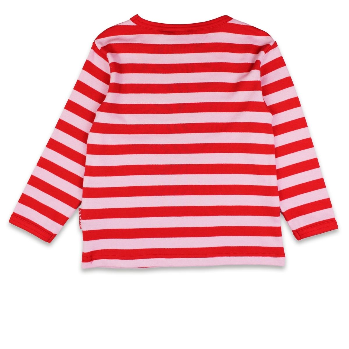 Organic Pink Horse Applique Long Sleeved T-Shirt - Image 2