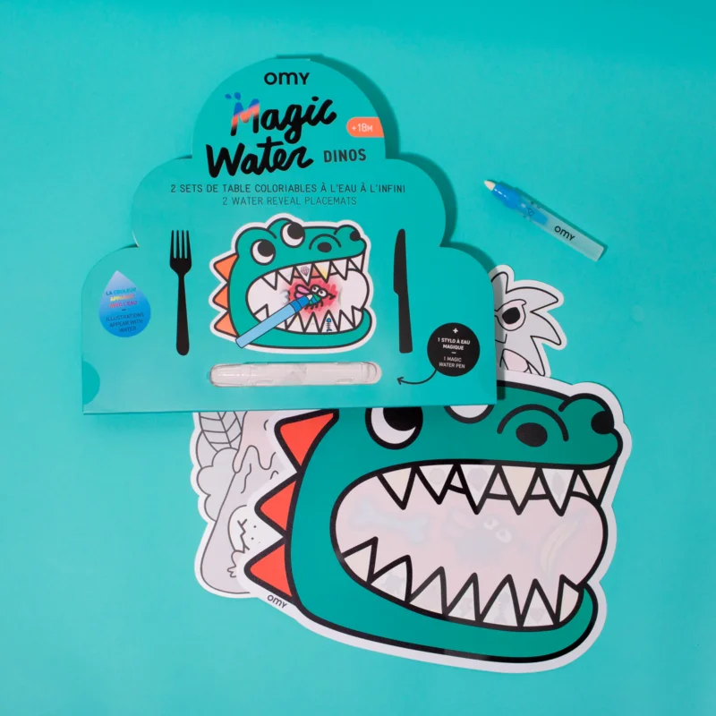 Dinos - Water coloring placemats