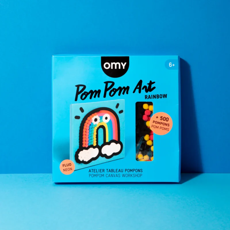 Rainbow - Pompom board kit