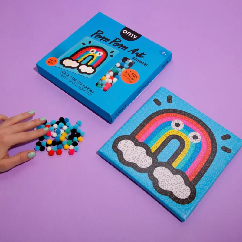 Rainbow - Pompom board kit - Image 2