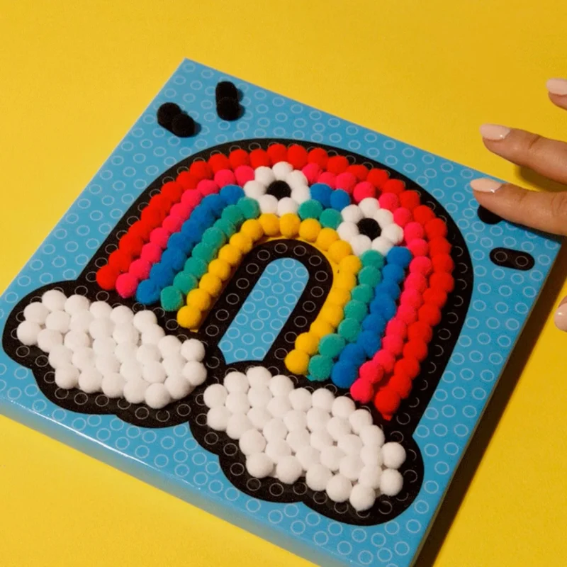 Rainbow - Pompom board kit - Image 3