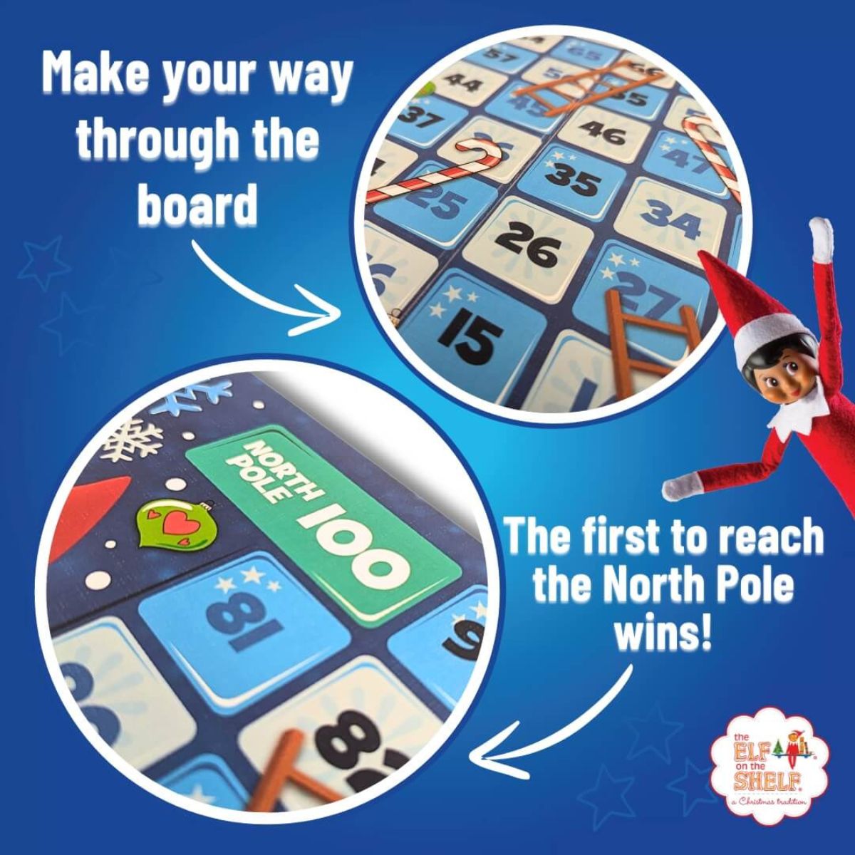 The Elf on the Shelf Candy Canes and Ladders Game - Image 3