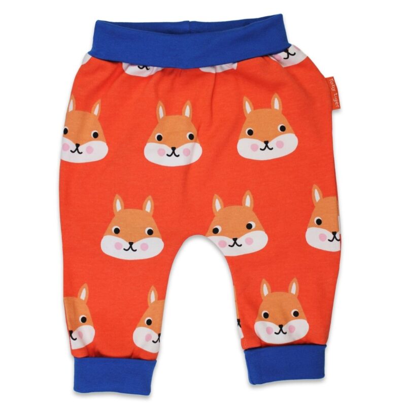 Organic Squirrel Print Yoga Pants - Image 2