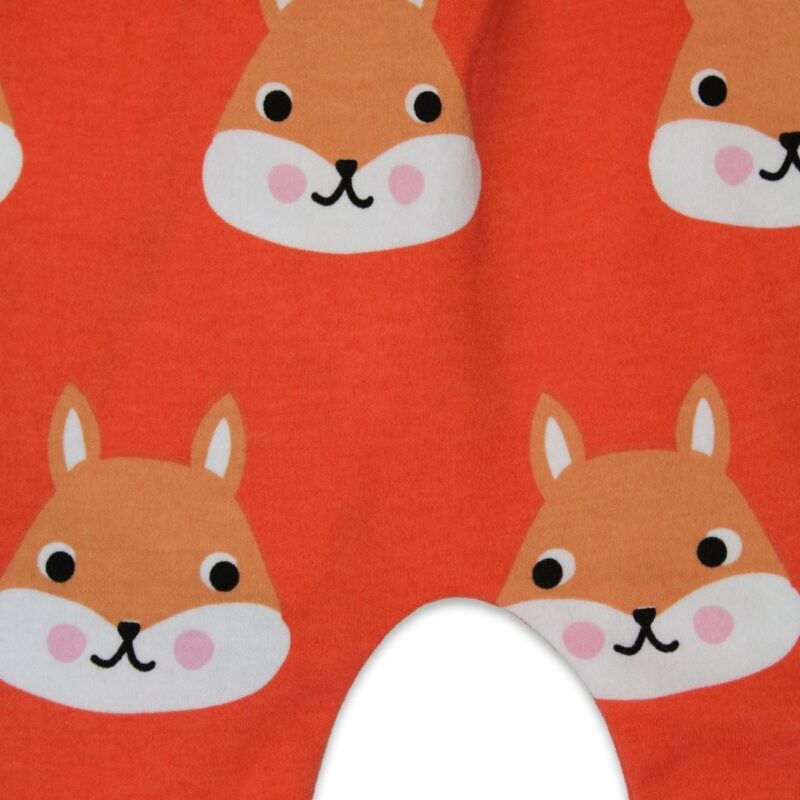 Organic Squirrel Print Yoga Pants - Image 3