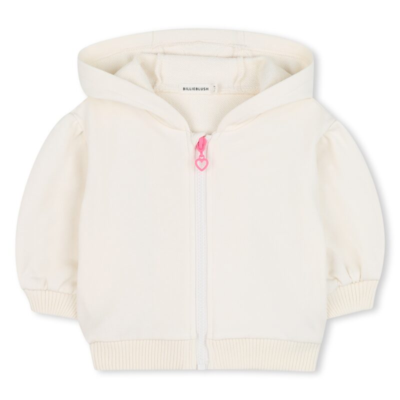 Sequin ThreeD Glasses Hooded cardigan