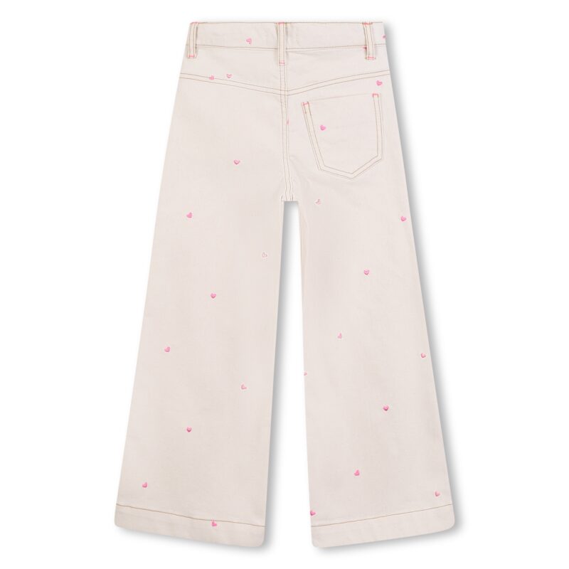 Cotton Trousers With Hearts - Image 2