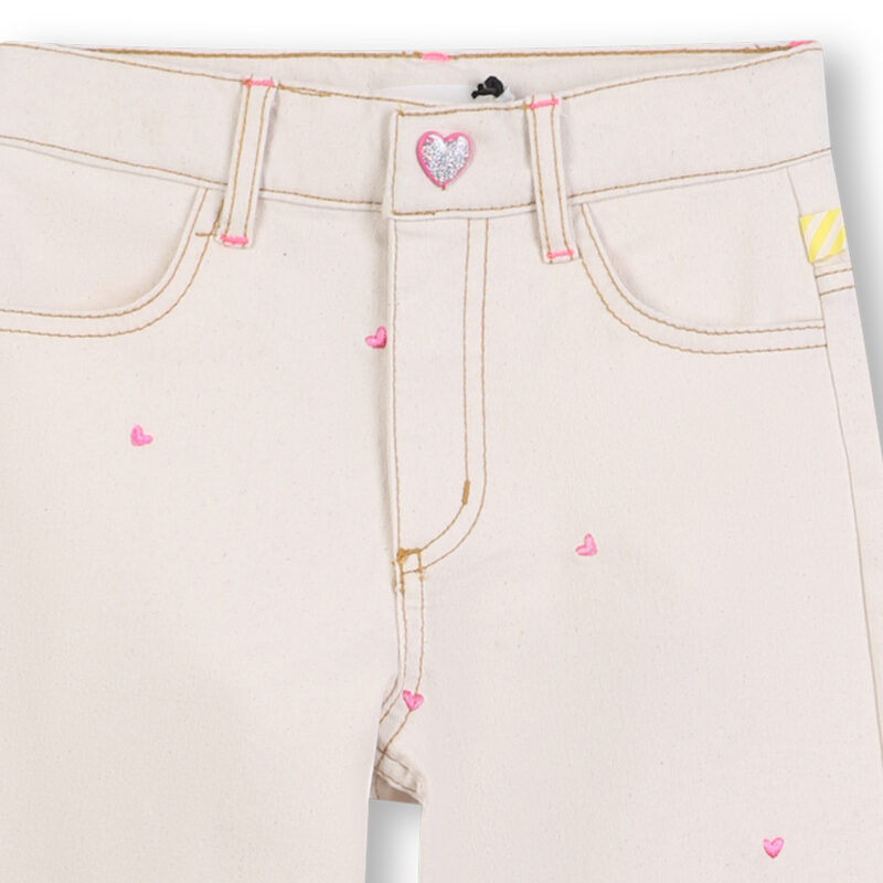 Cotton Trousers With Hearts - Image 3