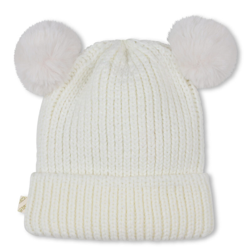 Rice Double Pompom Beanie - Image 2