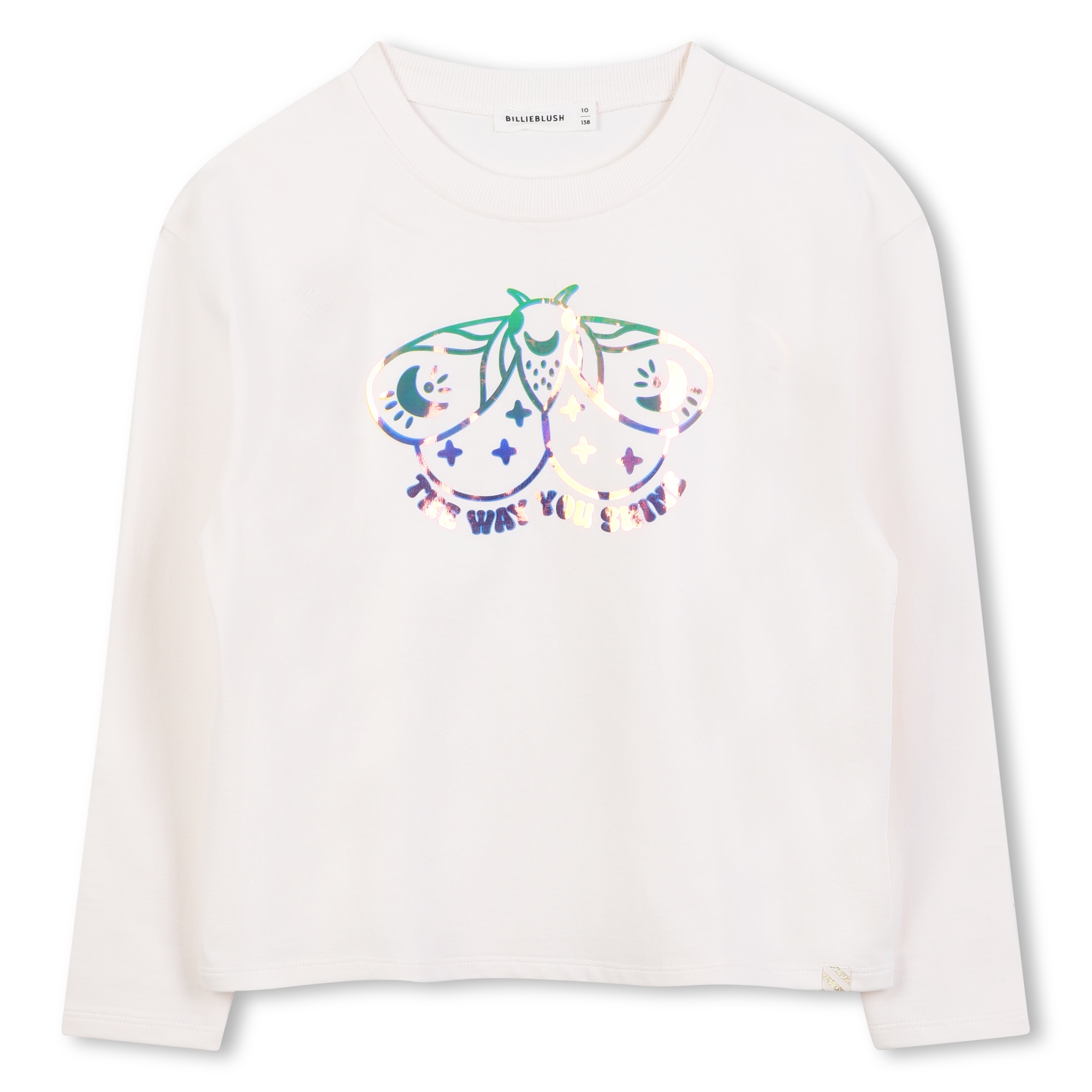 Long Sleeves Butterfly Graphic Print