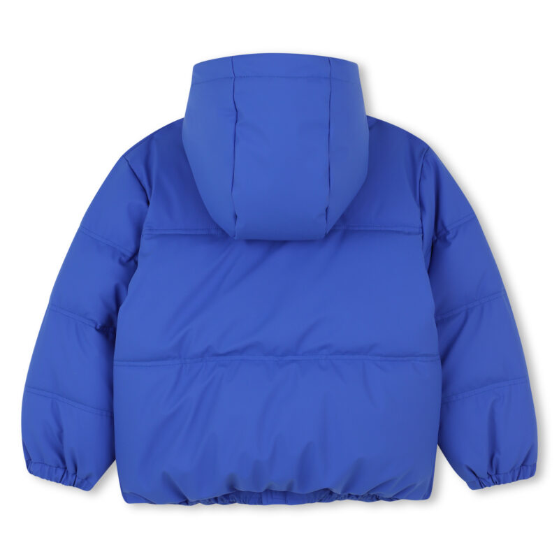 Blue Fanion Hooded down jacket - Image 2