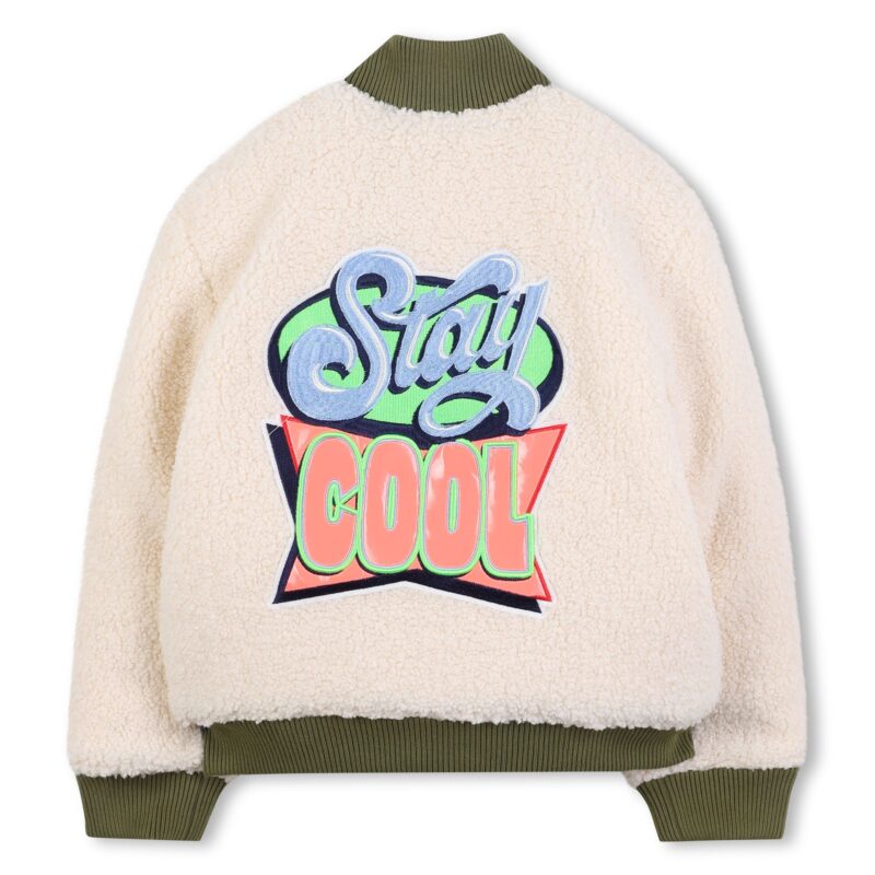 Faux-Shearling Bomber Jacket - Image 2