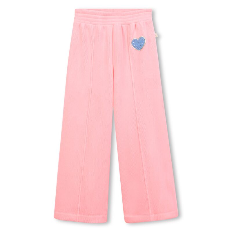 Heart Appliqué Trousers