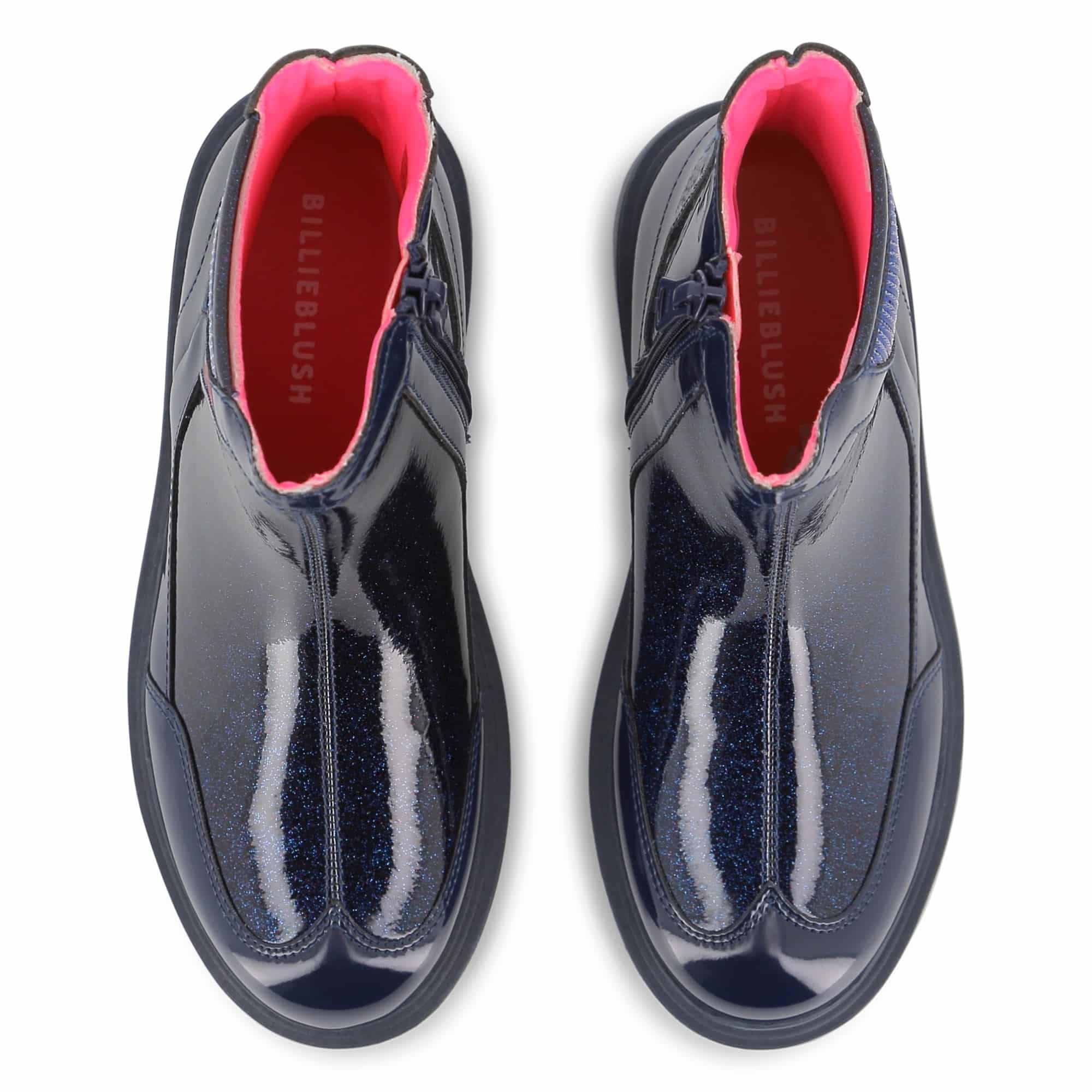 Blue Sequin ankle boots - Image 3