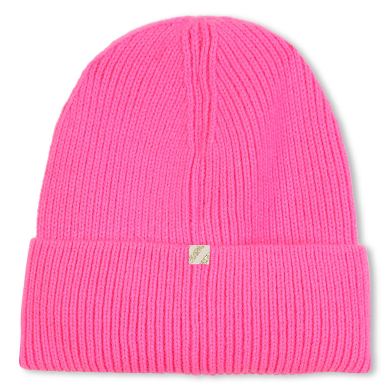 Pink Knitted Beanie - Image 2