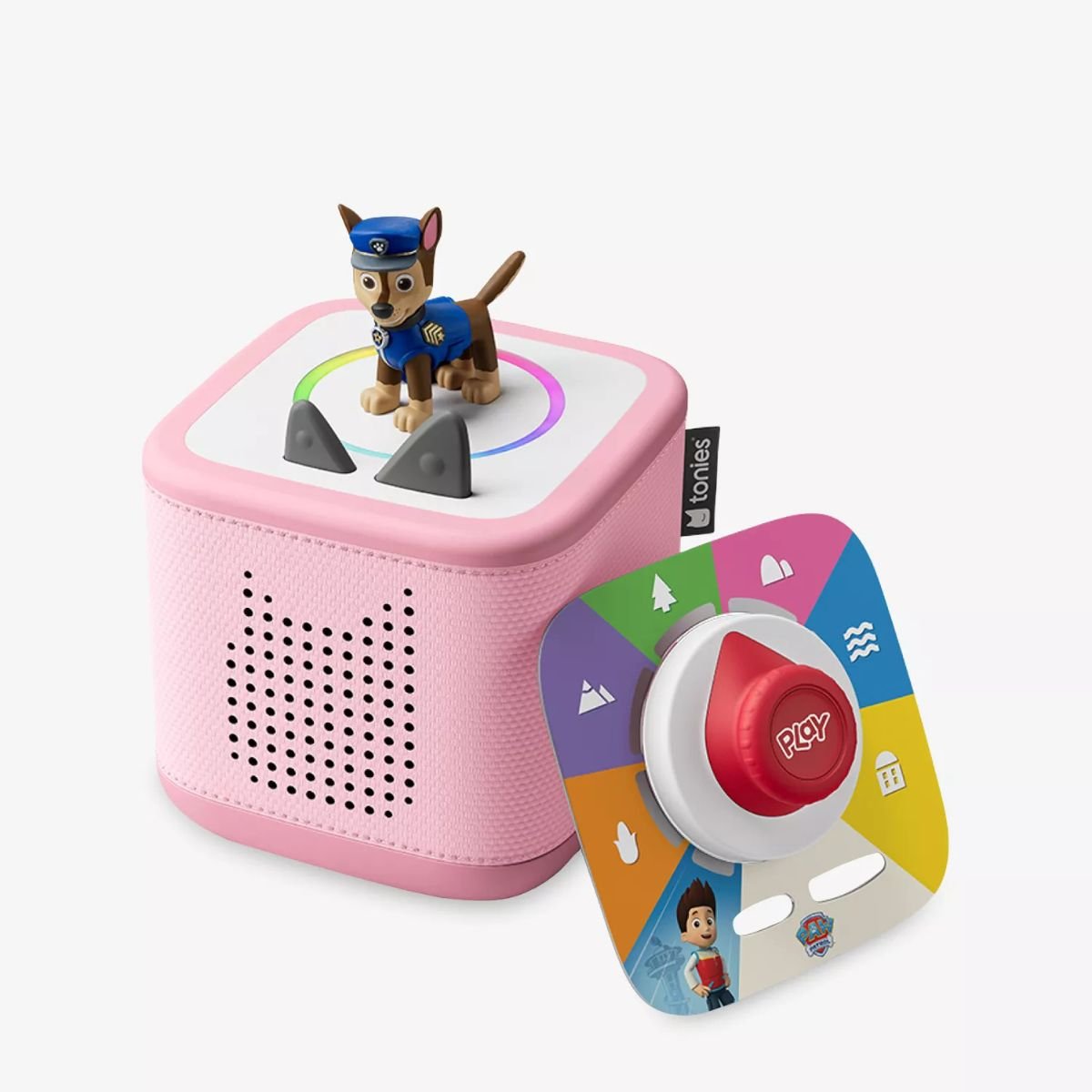 Toniebox 2 Play Set Pink with Paw Patrol Chase, Game and Controller