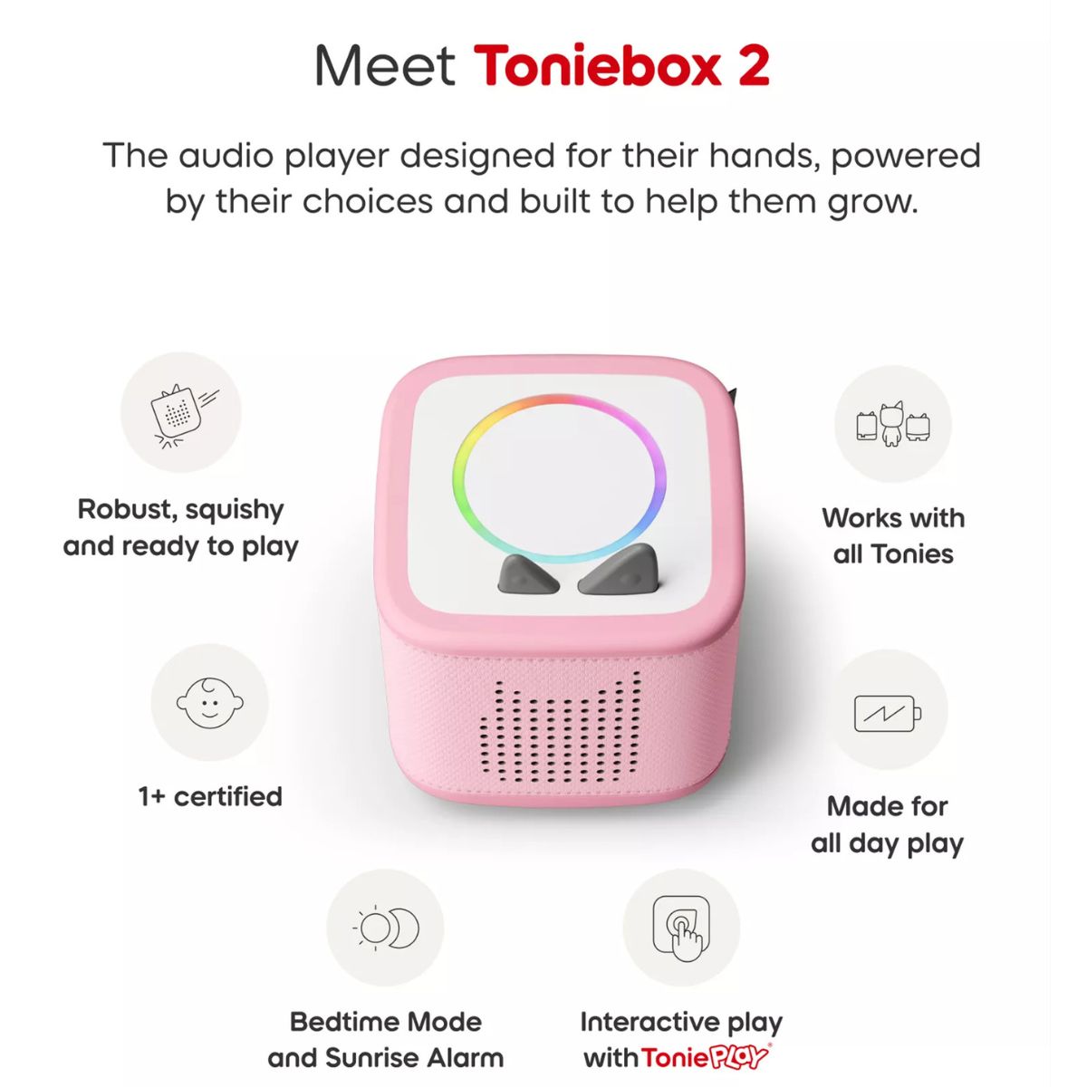 Toniebox 2 Play Set Pink with Paw Patrol Chase, Game and Controller - Image 2