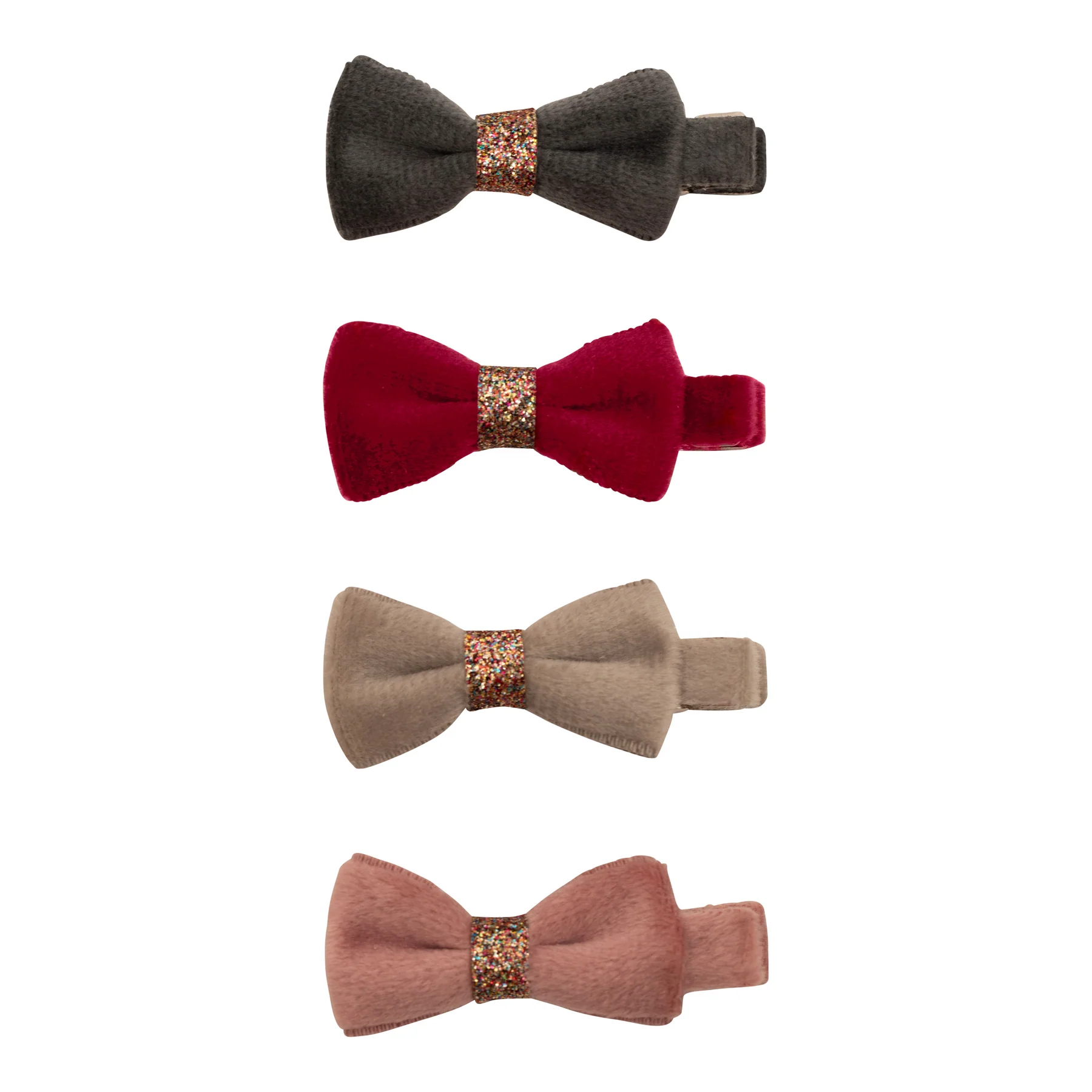 Christmas Velvet Bow Clips