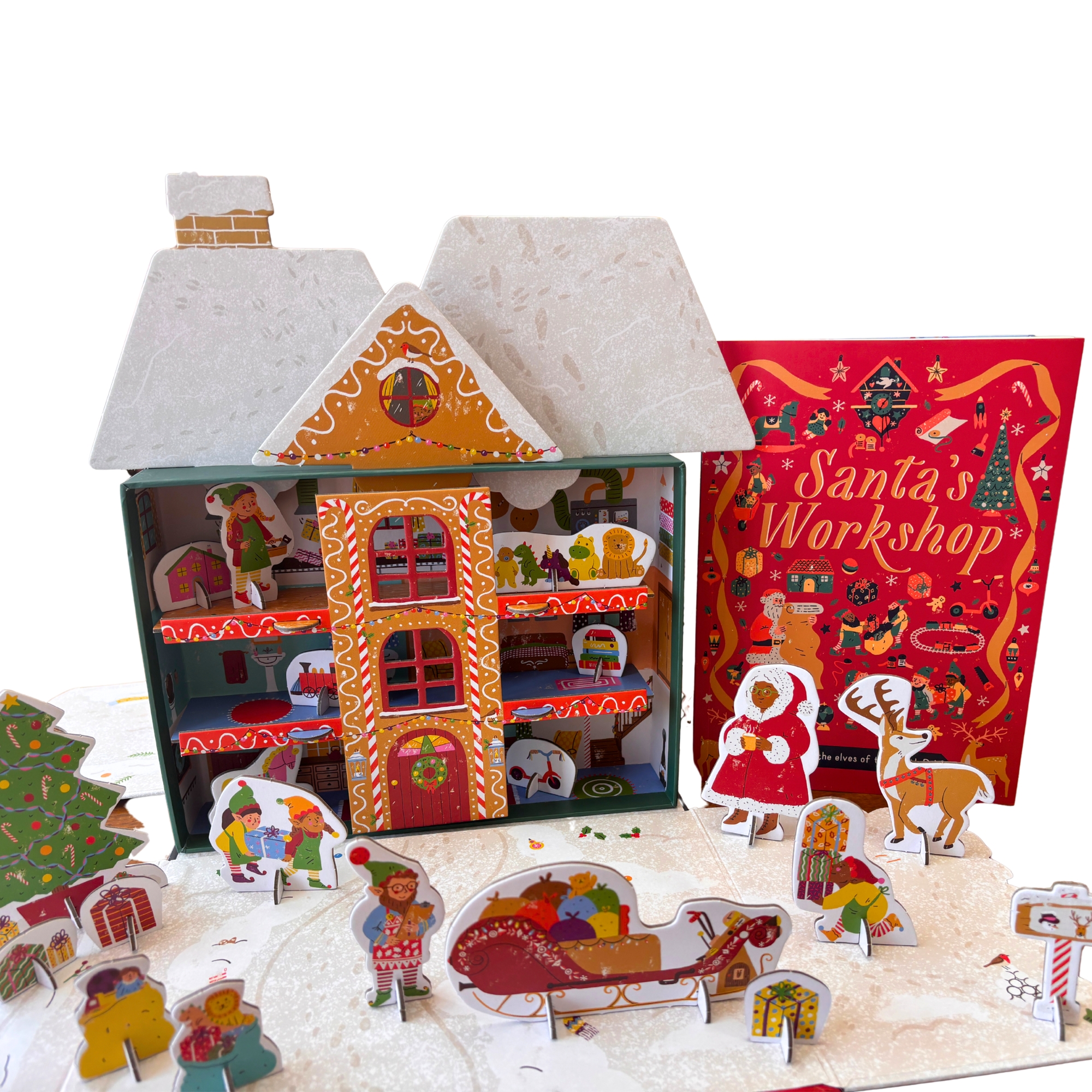 Santa’s Workshop Book and Model Set - Image 2