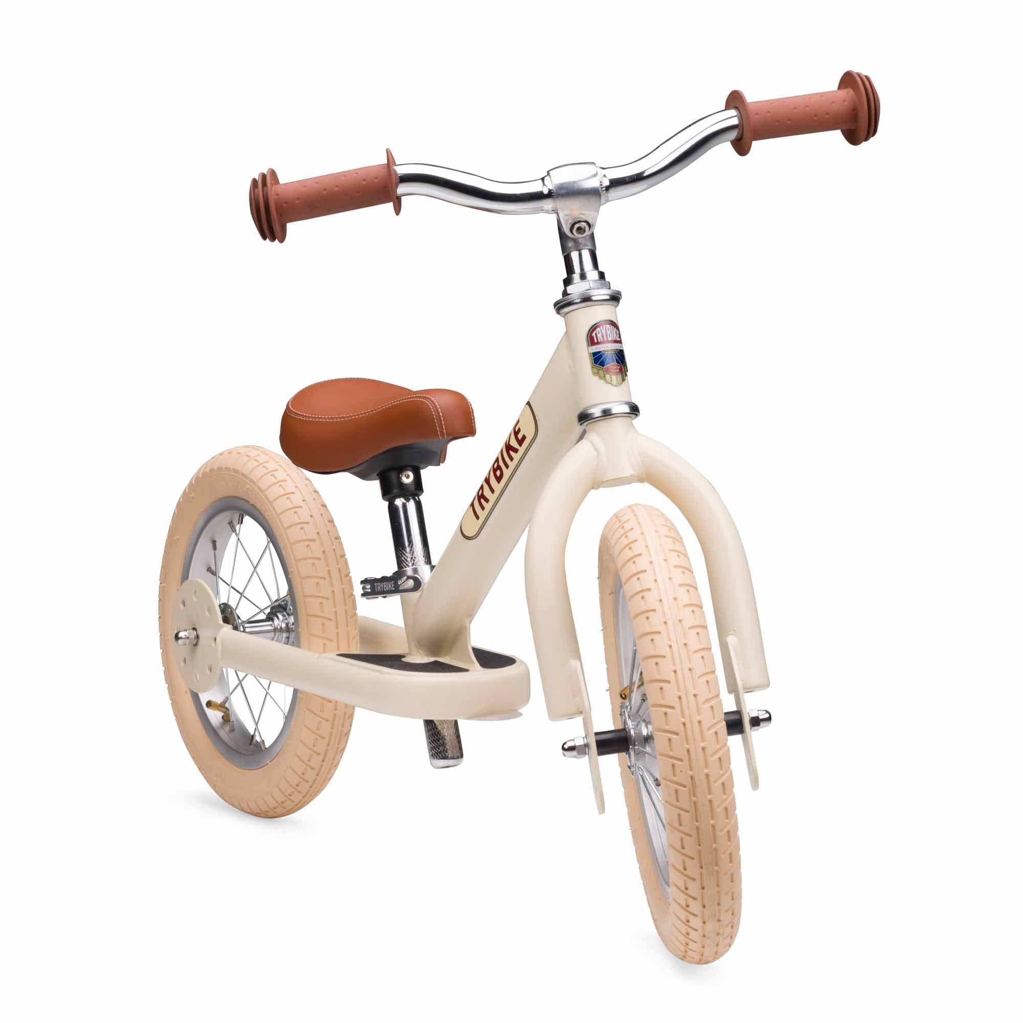 Convertible 2-in-1 Trike & Balance Bike - Vintage Cream - Image 3