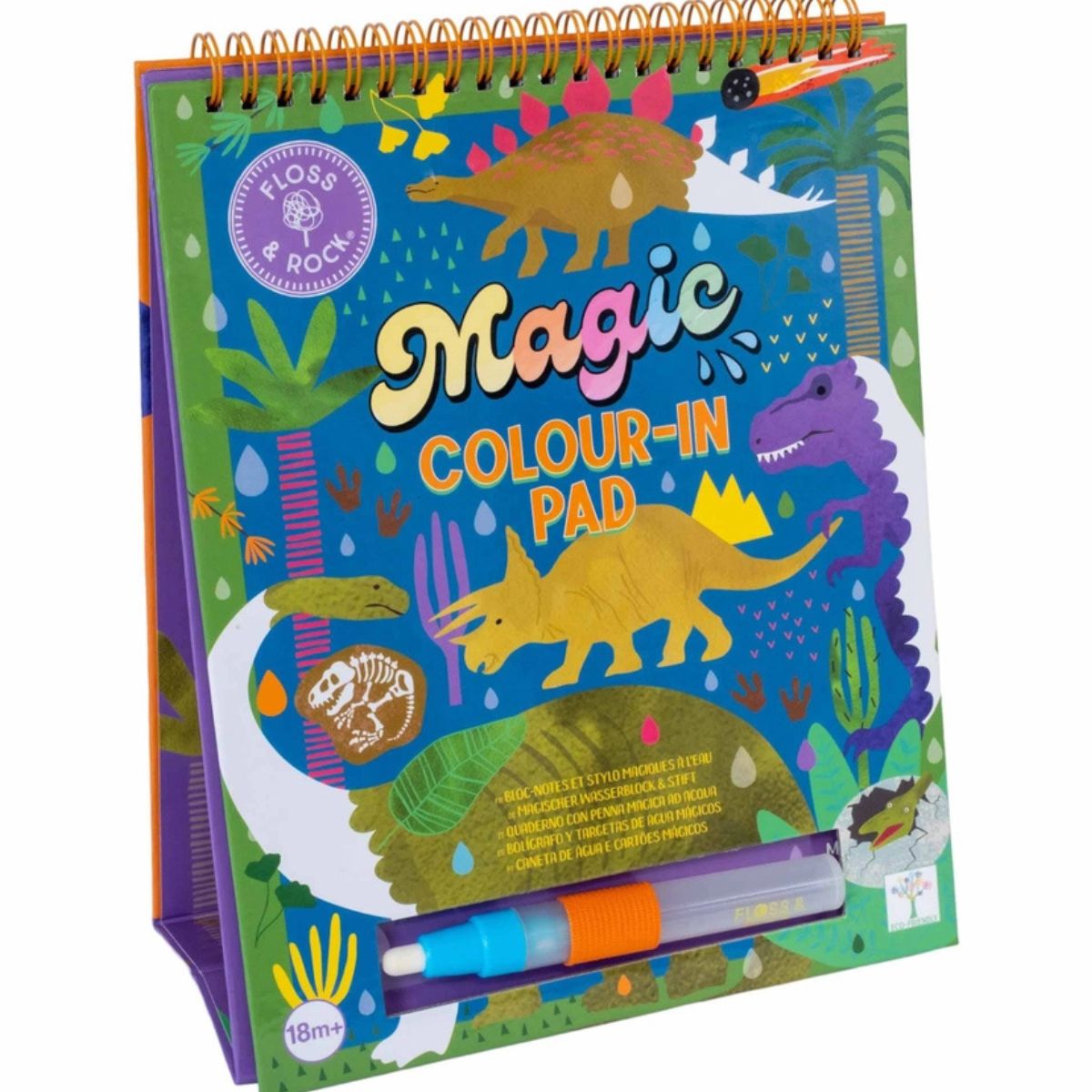 Dino Easel Watercard and Pen