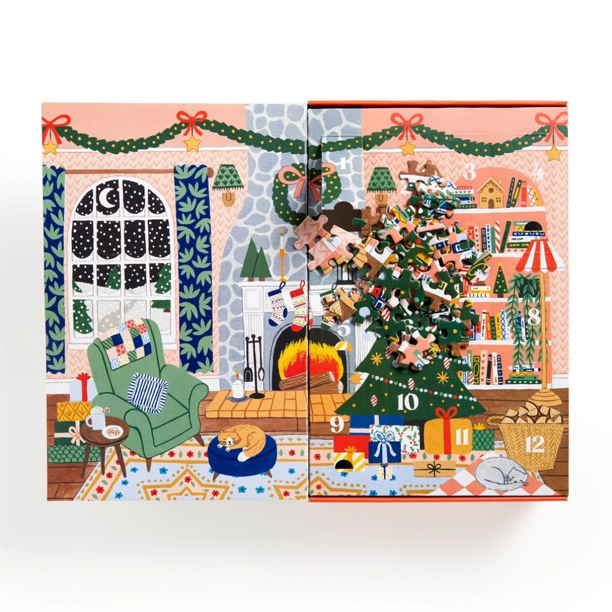 Home For the Holidays 500 Piece Advent Puzzle Calendar - Image 2