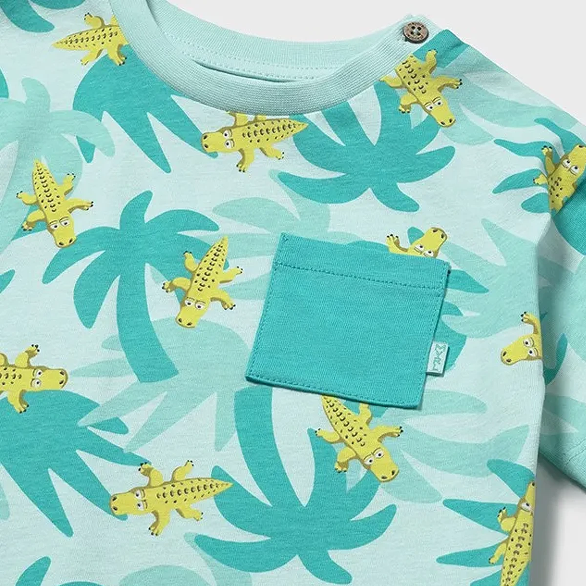 Palm Tree And Croc Short Sleeve T-shirt - Image 3