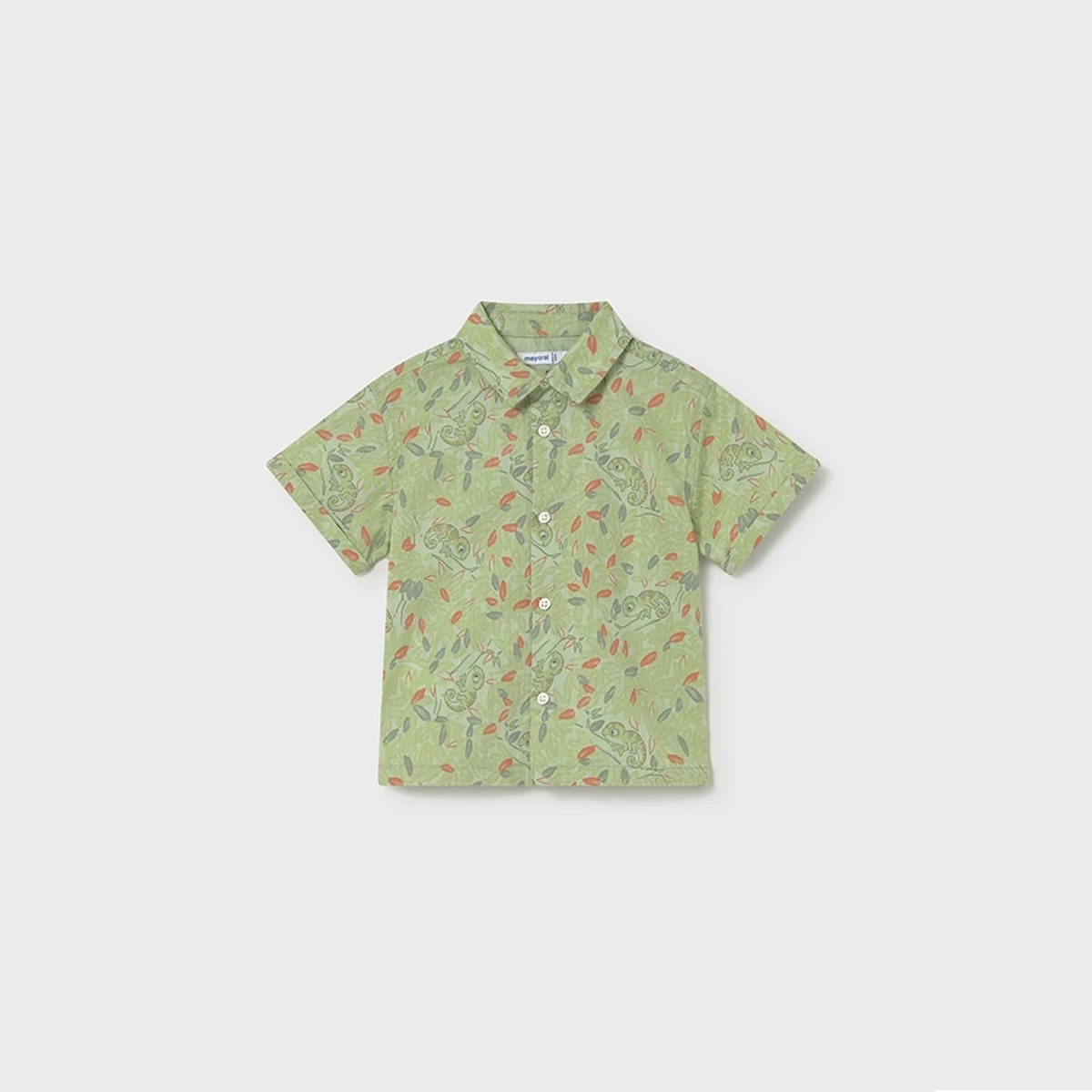 Lizard Green Button Shirt
