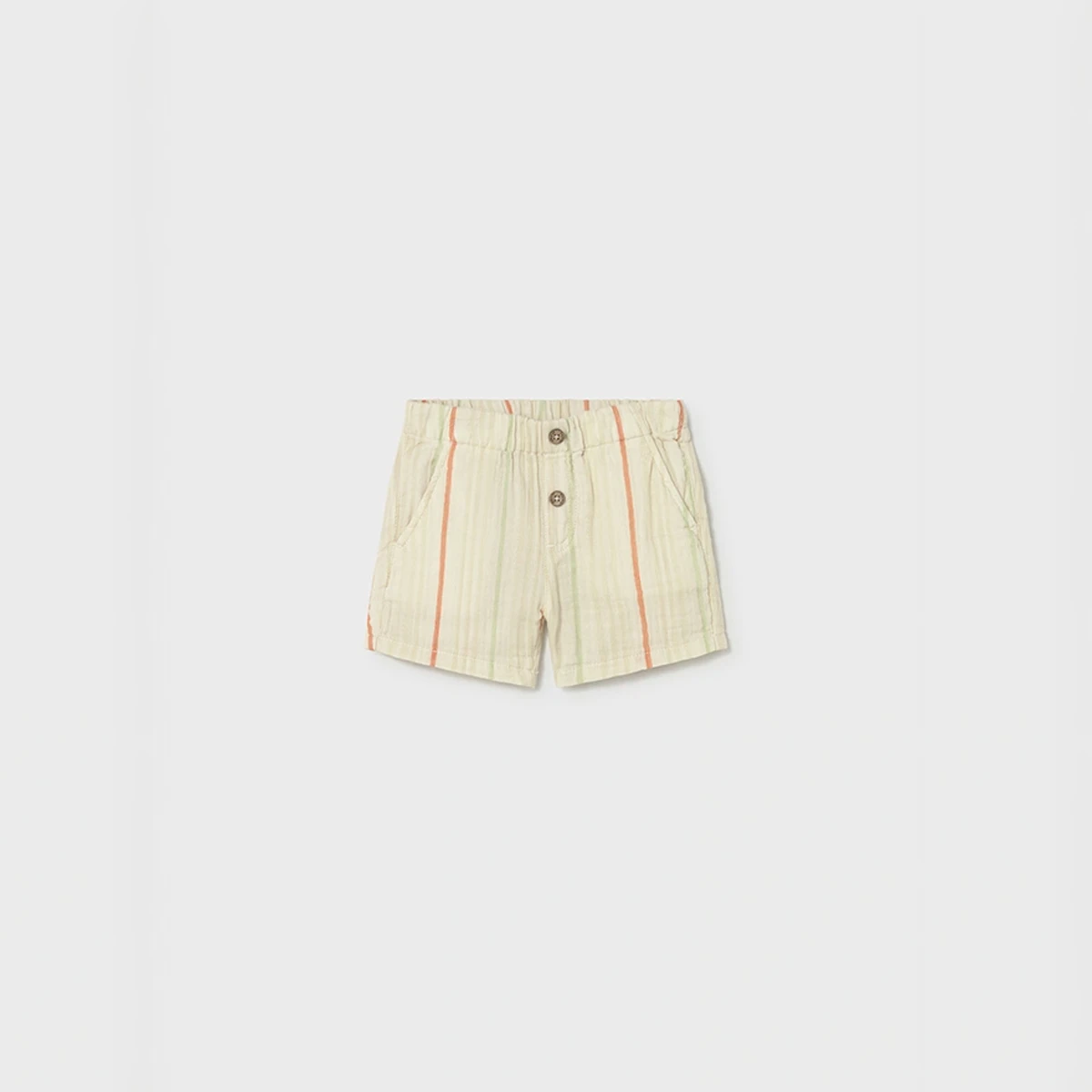 Wide Leg Shorts With Stripes