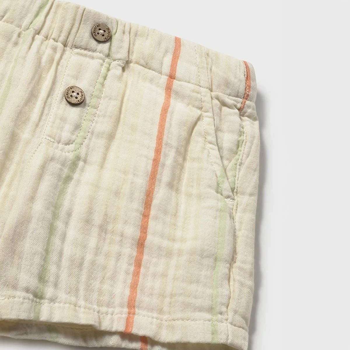 Wide Leg Shorts With Stripes - Image 2