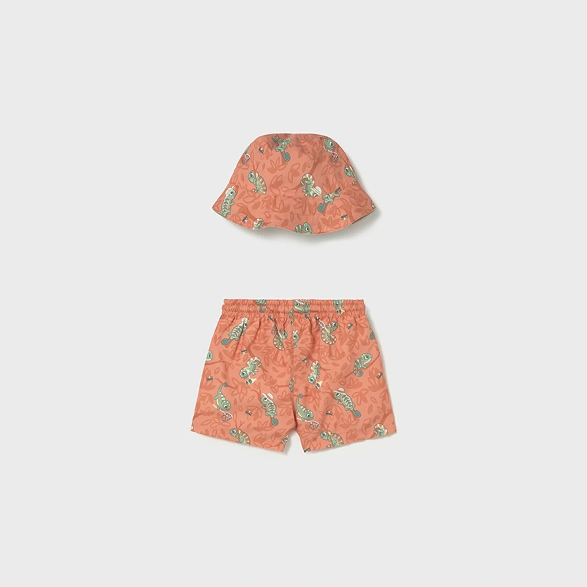 Swim Shorts With Bucket Hat Clay - Image 2