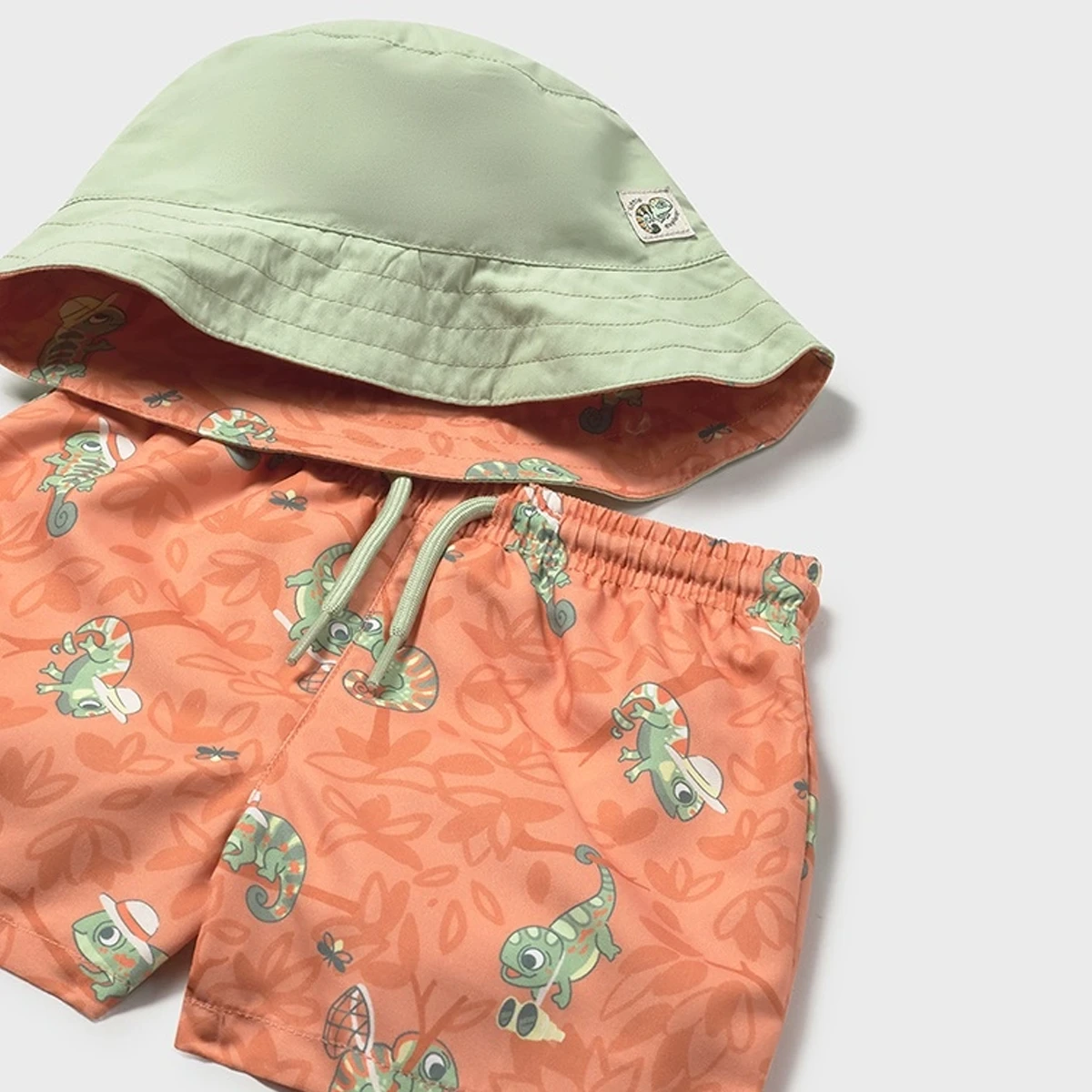 Swim Shorts With Bucket Hat Clay - Image 3