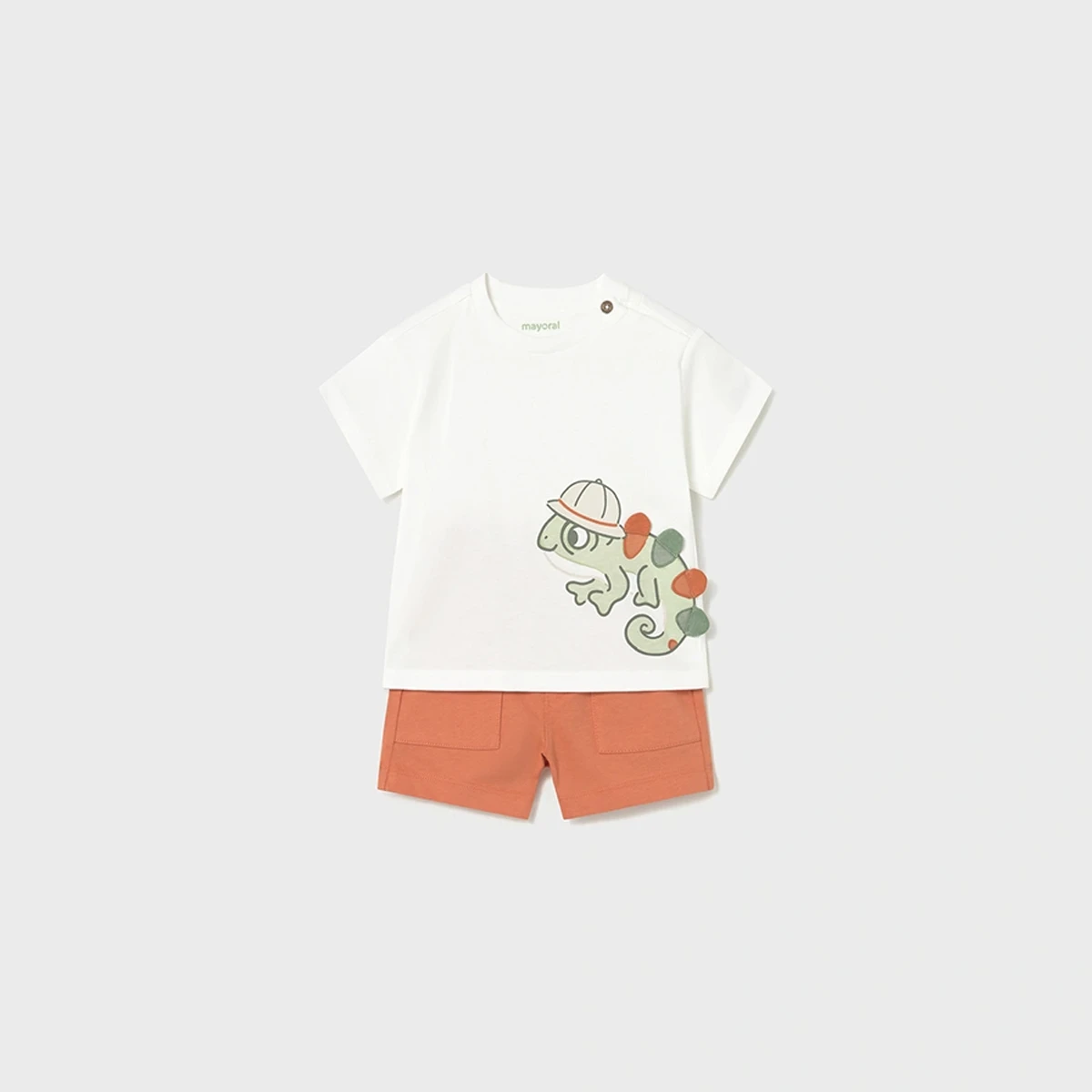 Baby knit trousers and interactive T-shirt set