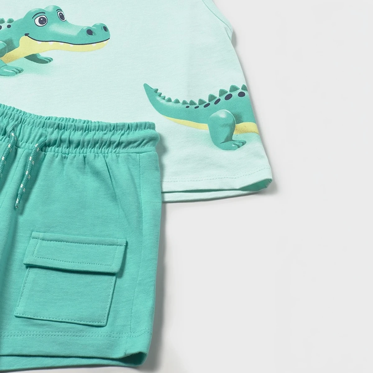 3 piece set Turquoise Croc - Image 4