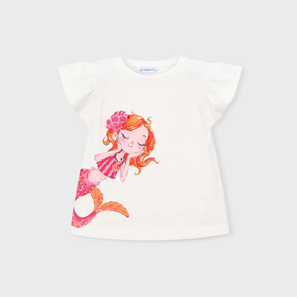 Mermaid Print Cotton T-Shirt Set - Image 2