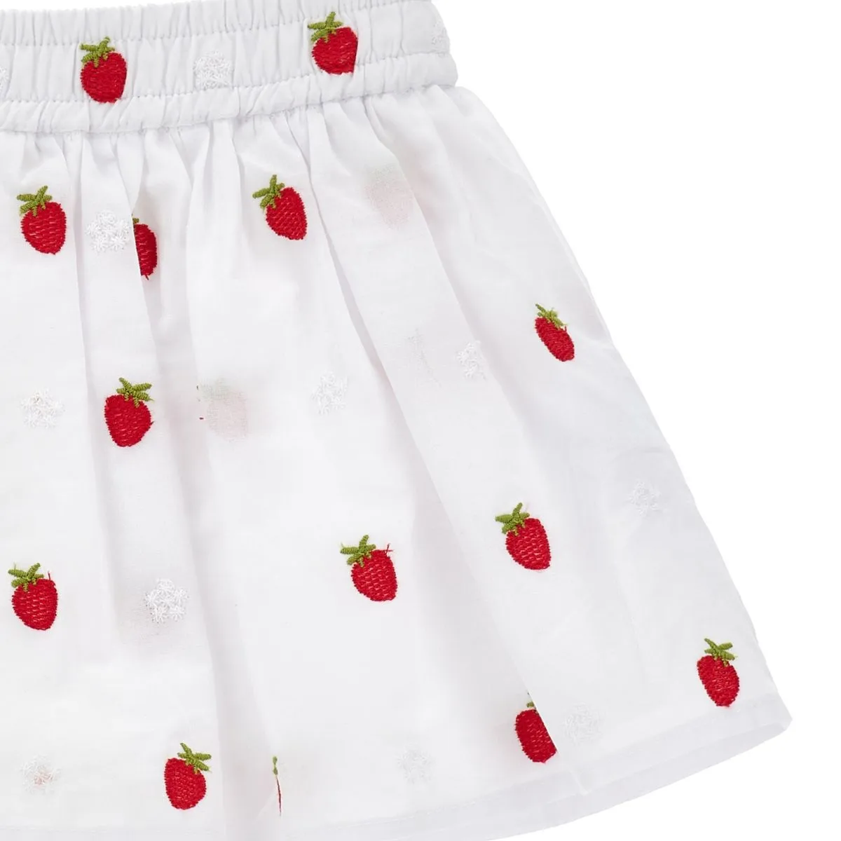 Strawberry Embroidery Shorts - Image 3