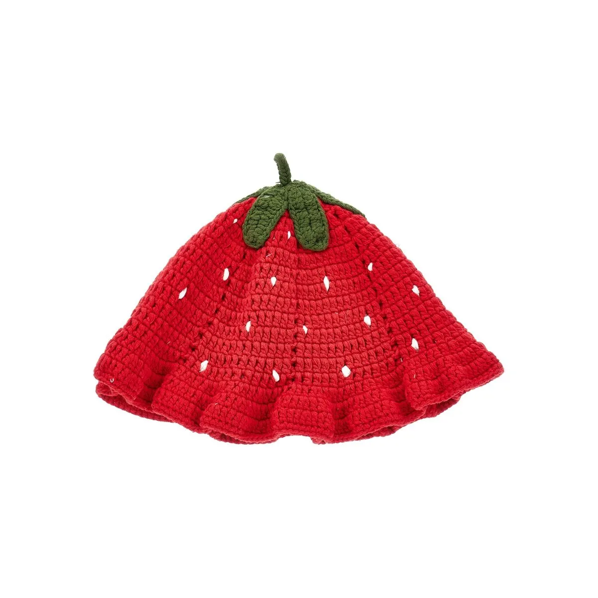 Crochet Strawberry Hat