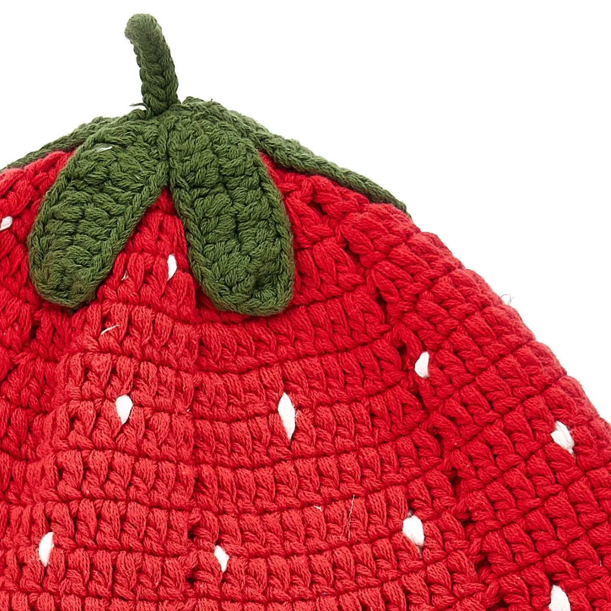 Crochet Strawberry Hat - Image 3
