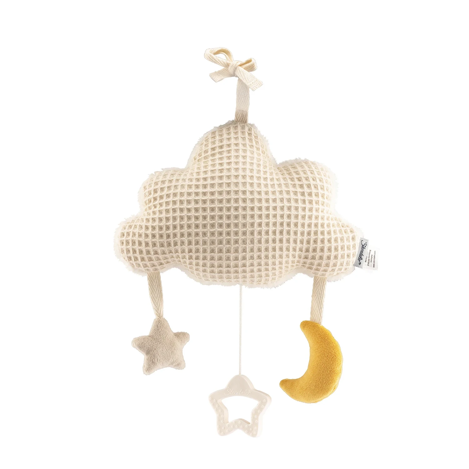 Large Cloud Music Box Ecru Baby Sleep Aid