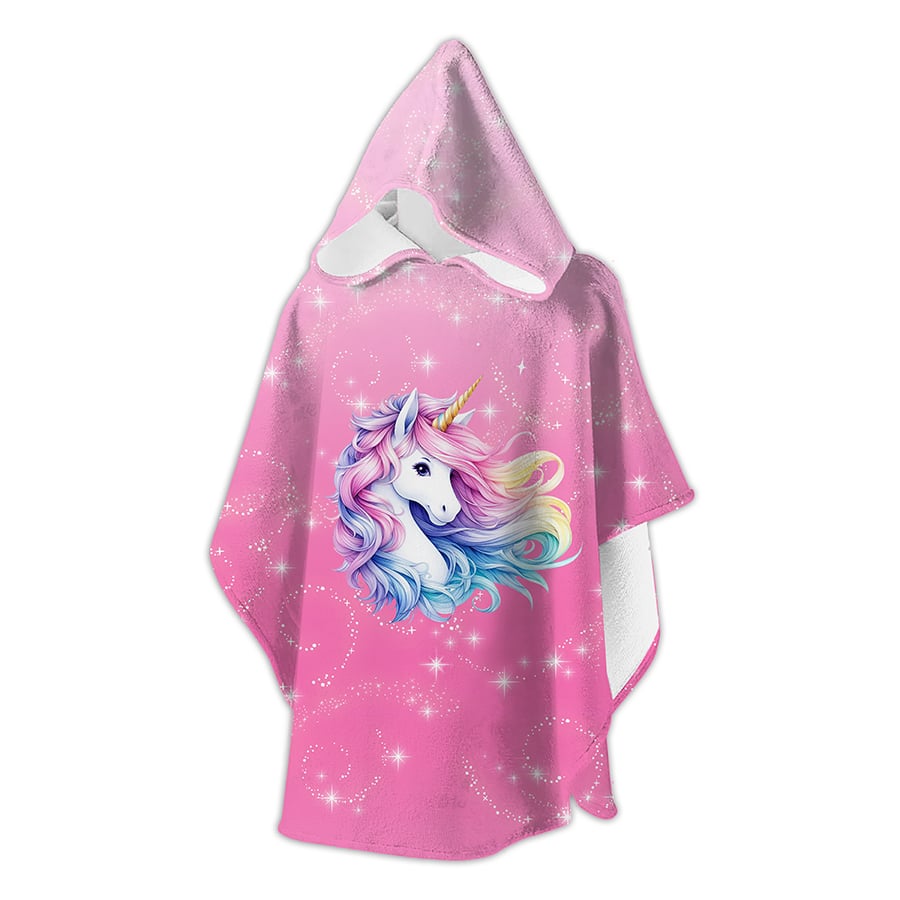 Emma Unicorn Hooded Poncho