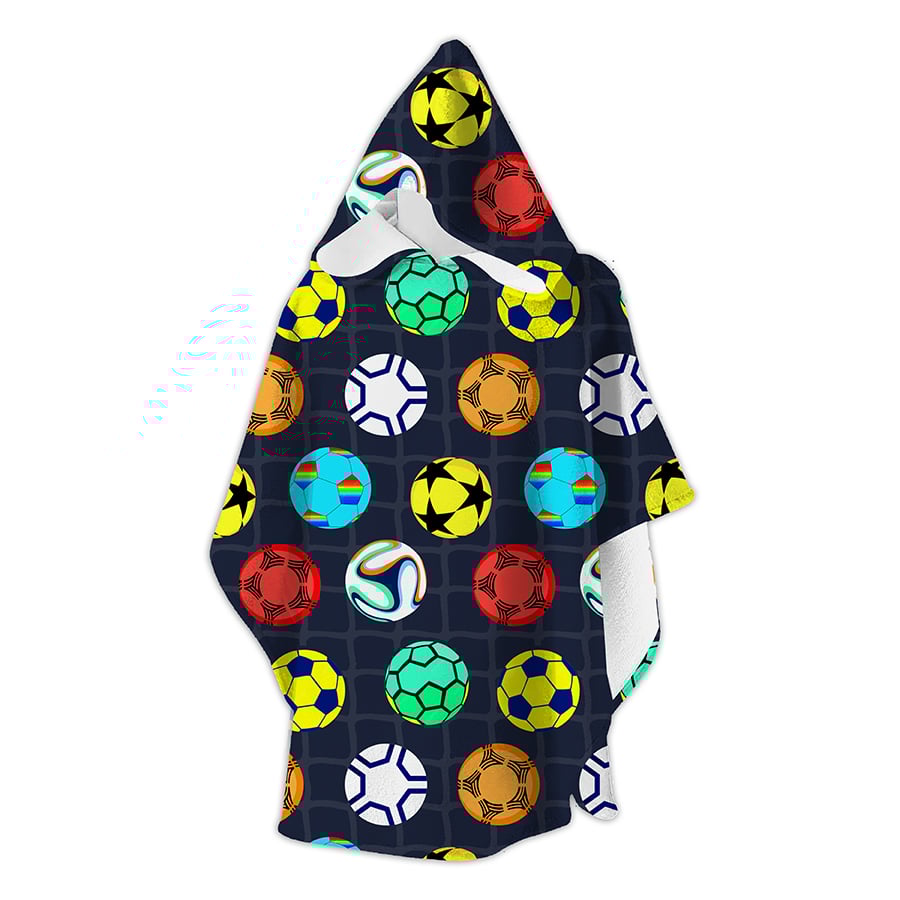 Yamal Footballs Hooded Poncho