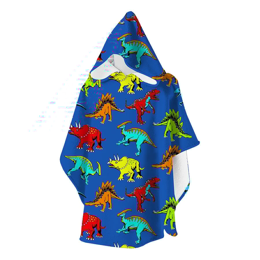 Austin Dinosaur Hooded Poncho