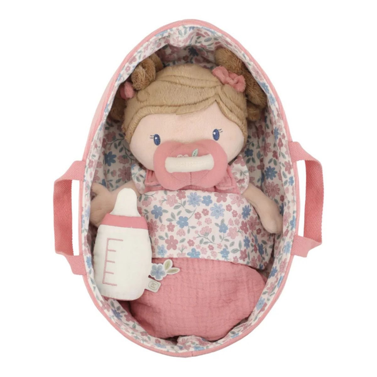 Baby Doll in Basket Rosa